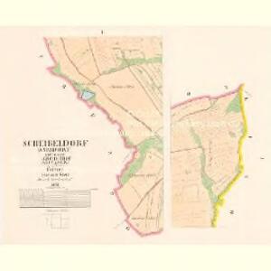 Scheibeldorf (Sseidorf) - c5405-2-001 - Kaiserpflichtexemplar der Landkarten des stabilen Katasters
