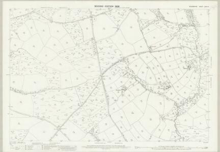 Devon LXXV.14 (includes: Bratton Clovelly; Broadwoodwidger; Germansweek; Thrushelton) - 25 Inch Map