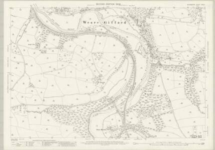Devon XXIX.3 (includes: Frithelstock; Great Torrington; Monkleigh; Weare Giffard) - 25 Inch Map