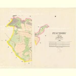 Pesendorf - c6028-1-001 - Kaiserpflichtexemplar der Landkarten des stabilen Katasters