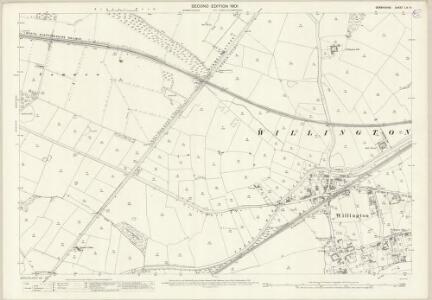 Derbyshire LIV.14 (includes: Egginton; Willington) - 25 Inch Map