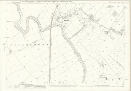 Yorkshire LXXXVI.4 (includes: Kirby Wiske; Maunby; Pickhill With Roxby; Swainby With Allerthorpe) - 25 Inch Map