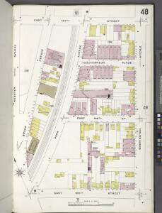 Bronx, V. 10, Plate No. 48 [Map bounded by E. 167th St., Washington Ave., E. 165th St., Brook Ave.]