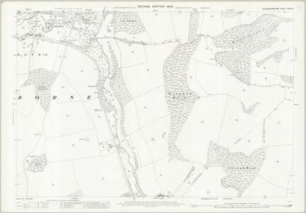 Gloucestershire XXXV.14 (includes: Chedworth; Colesbourne; Rendcombe; Withington) - 25 Inch Map