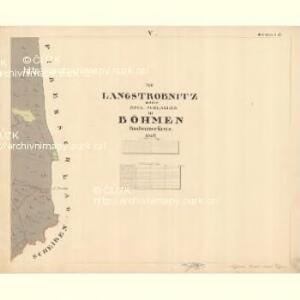 Langstrobnitz - c1135-1-005 - Kaiserpflichtexemplar der Landkarten des stabilen Katasters
