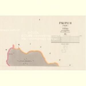Palitsch (Palič) - c5621-1-001 - Kaiserpflichtexemplar der Landkarten des stabilen Katasters