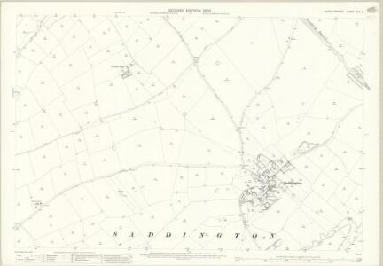 Leicestershire XLV.9 (includes: Fleckney; Saddington) - 25 Inch Map