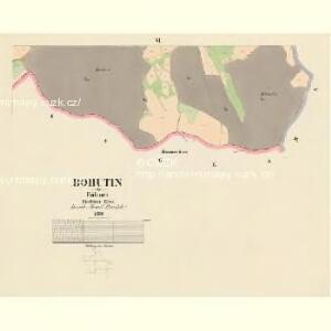 Bohutin - c0327-1-005 - Kaiserpflichtexemplar der Landkarten des stabilen Katasters
