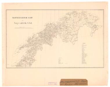 Spesielle kart nr 70a: Plantegeografisk kart over Norges arktiske Gebet