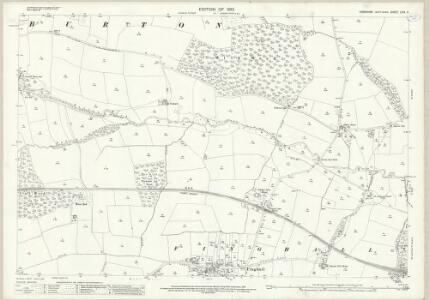 Yorkshire LXIX.5 (includes: Akebar; Constable Burton; Finghall; Hutton Hang; Newton Le Willows; Thornton Steward) - 25 Inch Map