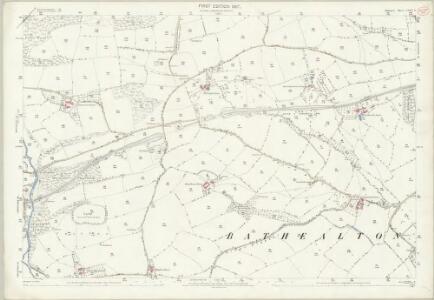 Somerset LXIX.9 (includes: Bathealton; Chipstable; Stawley) - 25 Inch Map