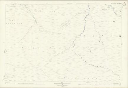 Brecknockshire XXXI.7 (includes: Llanddeusant; Traean Glas) - 25 Inch Map