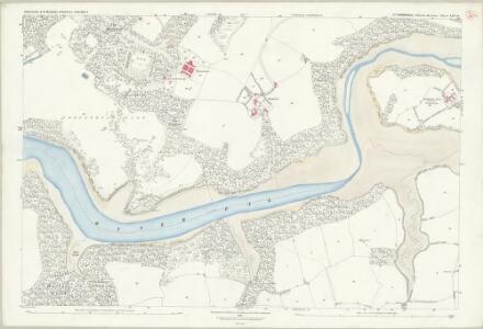 Cornwall LXV.6 (includes: Philleigh; St Michael Penkevil) - 25 Inch Map