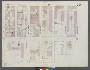 Plate 70: Map bounded by East 32nd Street, East River, East 26th Street, Second Avenue