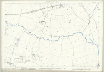 Essex (1st Ed/Rev 1862-96) XXXIII.2 (includes: Barnston; Felsted; Great Waltham; Little Dunmow) - 25 Inch Map