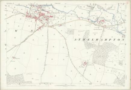 Dorset XLI.6 (includes: Athelhampton; Burleston; Puddletown; Tincleton; Tolpuddle) - 25 Inch Map