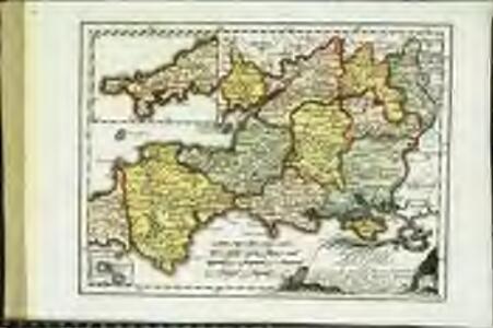 Des Königreichs England südlicher Theil, oder Cornwall, Devon Shire, Dorset S., Som[m]erset S., Bristol, Wilt S