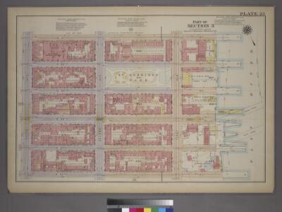 Plate 23, Part of Section 3: [Bounded by E. 37th Street, First Avenue, E. 32nd Street and Third Avenue.]
