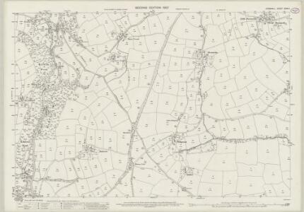 Cornwall XXXV.4 (includes: Liskeard Borough; Liskeard; St Cleer) - 25 Inch Map