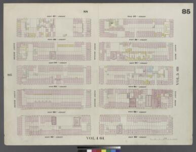 Plate 85: Map bounded by West 27th Street, Sixth Avenue, West 22nd Street, Eighth Avenue