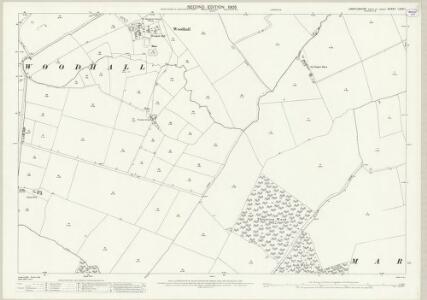 Lincolnshire LXXXI.1 (includes: Langton; Roughton; Thornton; Woodhall) - 25 Inch Map
