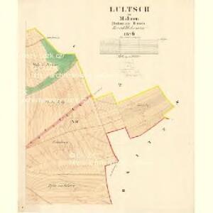 Lultsch - m1663-1-006 - Kaiserpflichtexemplar der Landkarten des stabilen Katasters