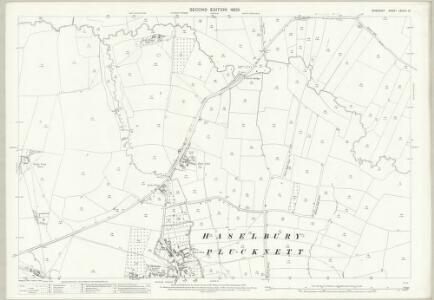 Somerset LXXXIX.10 (includes: East Chinnock; Haslebury Plucknett; West Chinnock) - 25 Inch Map