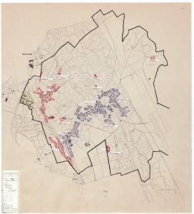 Oberglatt: Definition der Siedlungen für die eidgenössische Volkszählung am 01.12.1970; Siedlungskarte