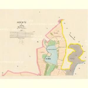 Sedletz - c6770-1-001 - Kaiserpflichtexemplar der Landkarten des stabilen Katasters