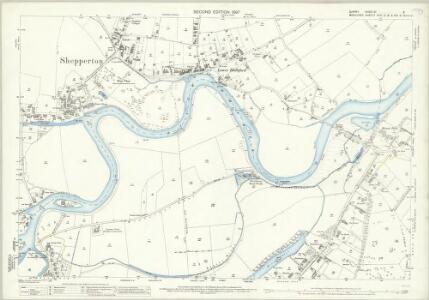 Surrey XI.8 (includes: Shepperton; Walton Upon Thames; Weybridge) - 25 Inch Map
