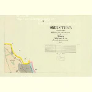 Ober Sittowa - c2162-1-002 - Kaiserpflichtexemplar der Landkarten des stabilen Katasters