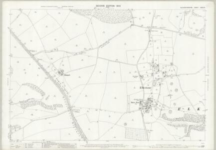 Gloucestershire XXXIV.16 (includes: Brimpsfield; Cowley; Elkstone; Syde) - 25 Inch Map
