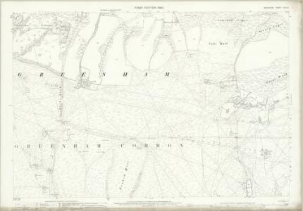 Berkshire XLIII.6 (includes: Greenham; Thatcham) - 25 Inch Map
