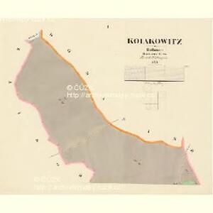 Koiakowitz - c3254-1-001 - Kaiserpflichtexemplar der Landkarten des stabilen Katasters