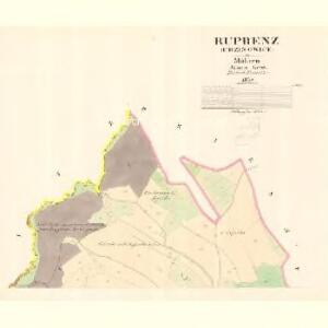 Ruprenz (Urzinowice) - m3207-1-001 - Kaiserpflichtexemplar der Landkarten des stabilen Katasters