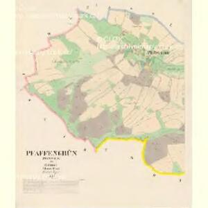 Pfaffengrün (Popowice) - c6021-1-001 - Kaiserpflichtexemplar der Landkarten des stabilen Katasters