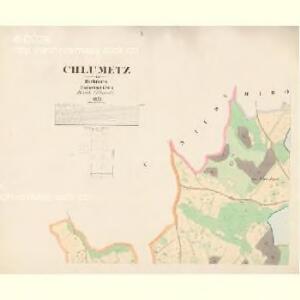 Chlumetz - c2530-1-001 - Kaiserpflichtexemplar der Landkarten des stabilen Katasters