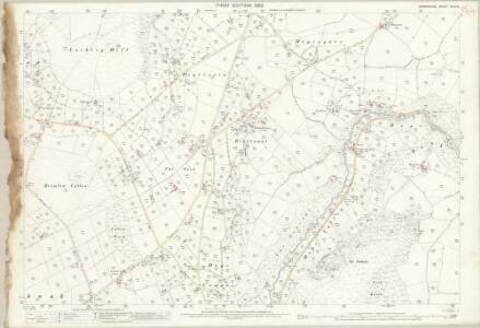 Shropshire XLVII.8 (includes: Worthen) - 25 Inch Map