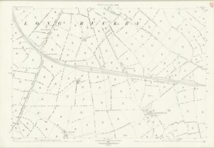 Northamptonshire XXXVI.12 (includes: Long Buckby; Whilton) - 25 Inch Map