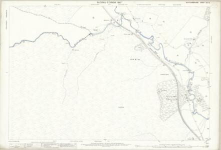 Northumberland (Old Series) XLIX.9 (includes: Plashetts And Tynehead; Wellhaugh) - 25 Inch Map