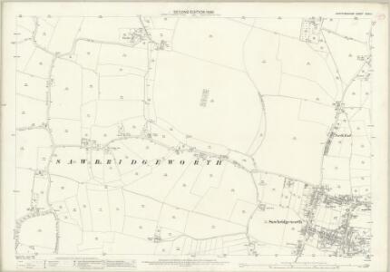Hertfordshire XXXI.5 (includes: High Wych; Sawbridgeworth) - 25 Inch Map