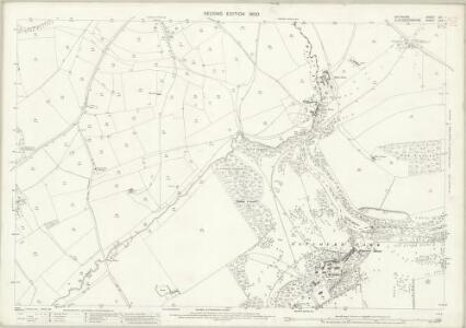 Wiltshire VIII.1 (includes: Long Newnton; Shipton Moyne; Tetbury Upton; Tetbury) - 25 Inch Map