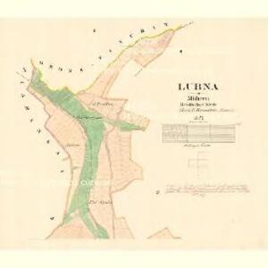 Lubna - m1635-1-001 - Kaiserpflichtexemplar der Landkarten des stabilen Katasters