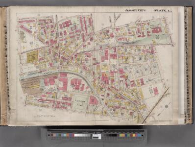 Jersey City, V. 1, Double Page Plate No. 17 [Map bounded by Madison Ave., Summit Ave., Balowin Ave., Montgomery St., Bright St., Van Horne St., Bramhall Ave.] / compiled under the direction of and published by G.M. Hopkins Co.
