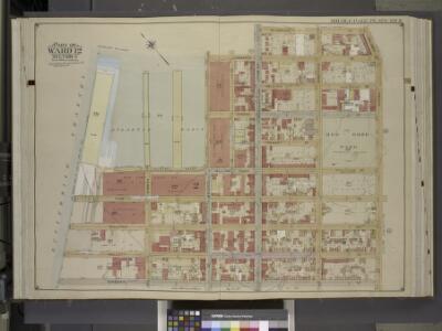 Brooklyn, Vol. 1, Double Page Plate No. 9; Part of    Ward 12, Section 2; [Map bounded by Commerce St., Seabring St., Columbia St.,    Dwight St., Dkeman St.; Including  Wolcott St., Sullivan St., King St., Clinton  Wharf, Commerce St.]