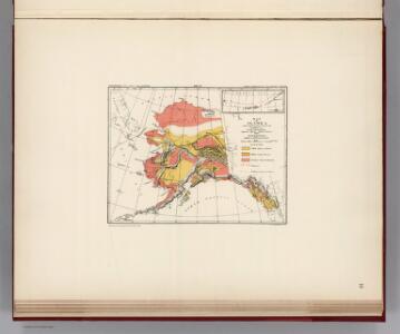 Facsimile:  Petroof's Map of Alaska and Adjoining Regions: Timber, Tundra & Glaciers.