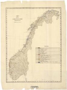 Spesielle kart 66-5: Kart udvisende de med bidrag af Statskassen understøttende Dampskibsrouter