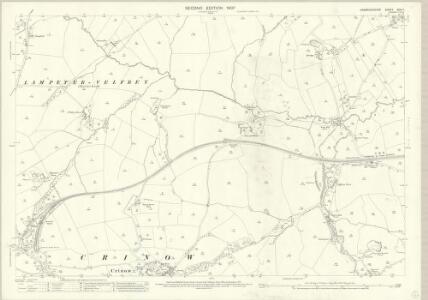Pembrokeshire XXIX.7 (includes: Crinow; Llanbedr Felffre; Narberth North; Velfrey) - 25 Inch Map