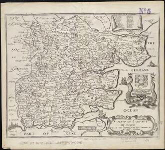 A mapp of ye county of Essex, with its hundreds