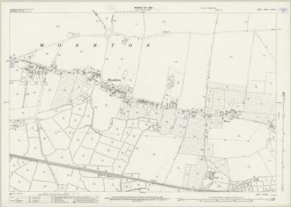 Kent XXXVII.1 (includes: Minster; Monkton) - 25 Inch Map